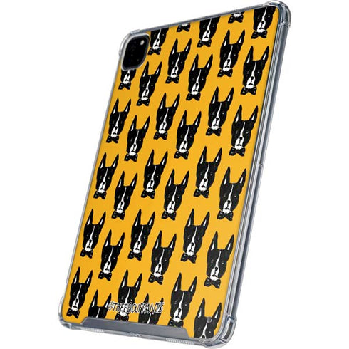 Bouffants and Broken Hearts Boston Terrier iPad Pro 12.9in (2020) Clear Case